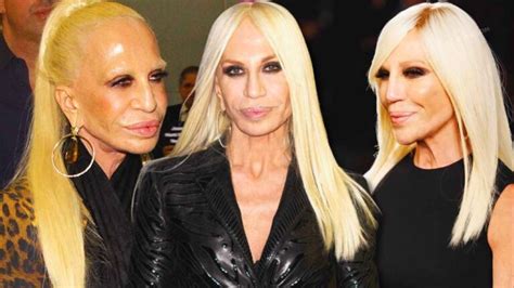 donatella versace gespeeld door|Donatella Versace face what happened.